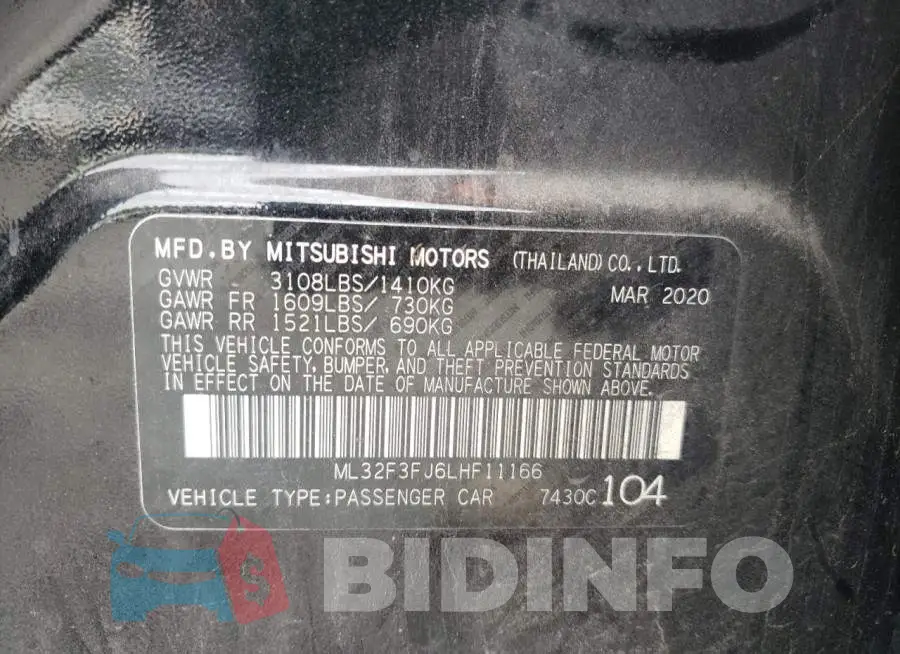 ML32F3FJ6LHF11166 Photo# 13