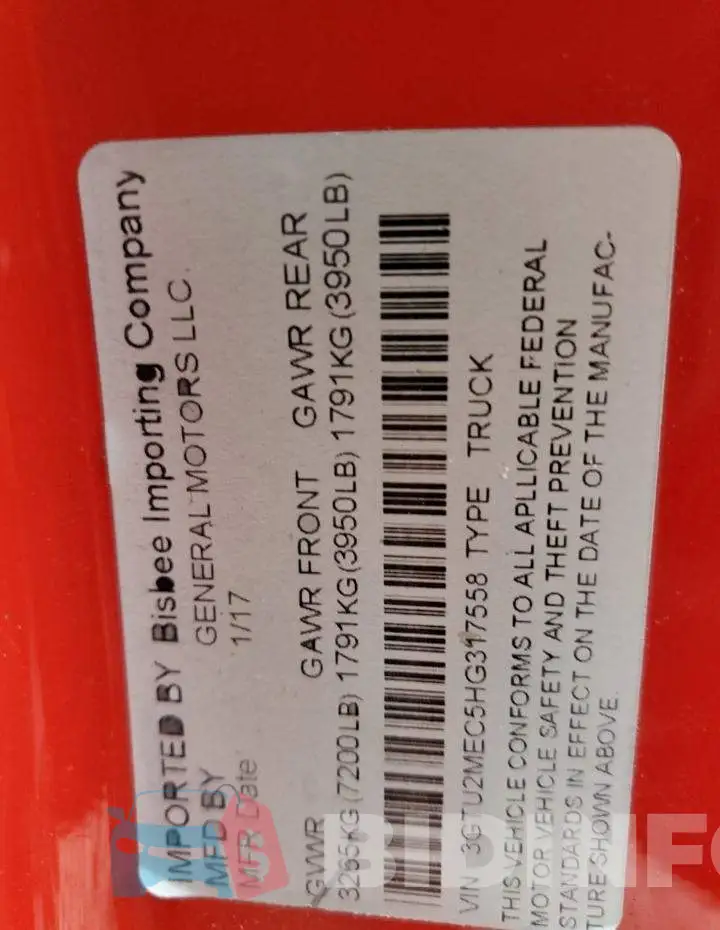 3GTU2MEC5HG317558 Photo# 12