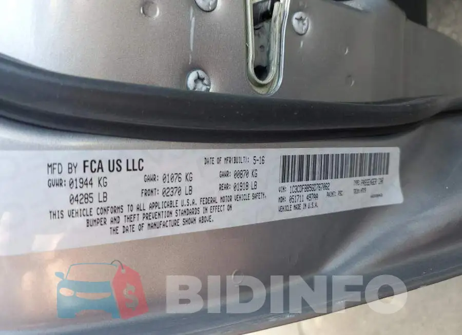 1C3CDFBB5GD767062 Photo# 12
