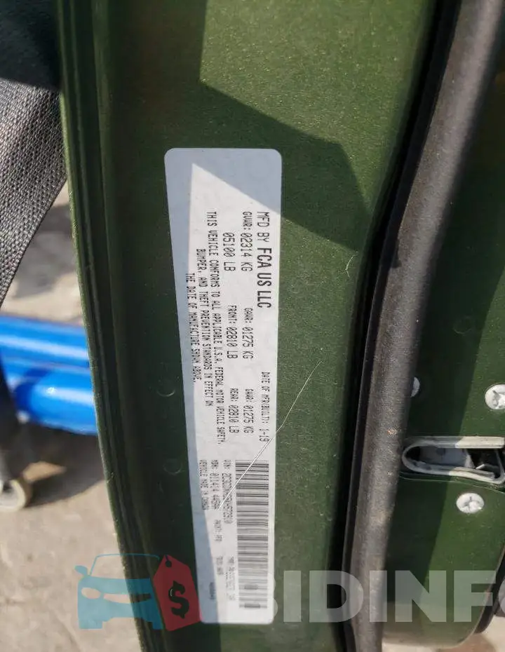 2C3CDXHG5KH572910 Photo# 13