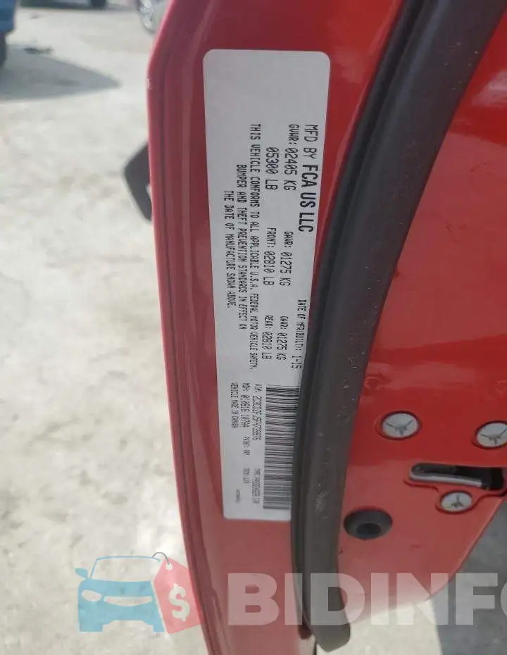 2C3CDZFJ5FH739976 Photo# 12