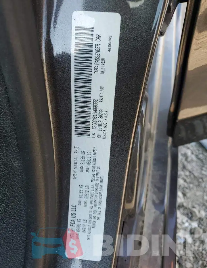1C3CCCAB1FN668332 Photo# 13