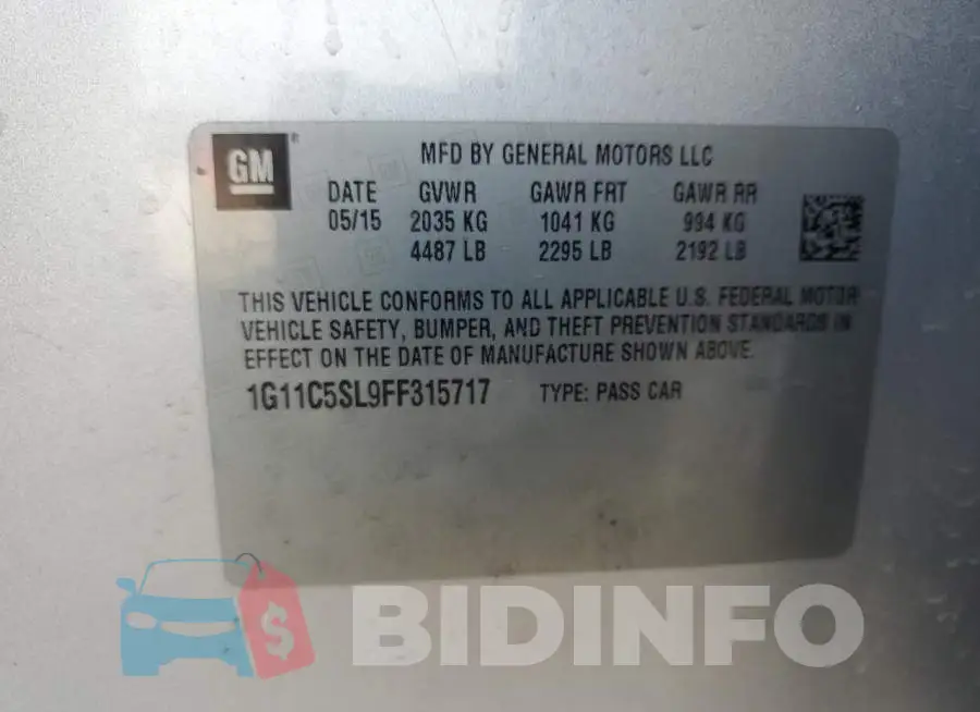 1G11C5SL9FF315717 Photo# 12