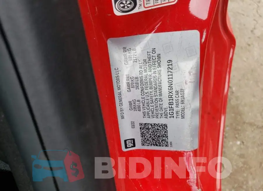 1G1FB1RX6N0117219 Photo# 12