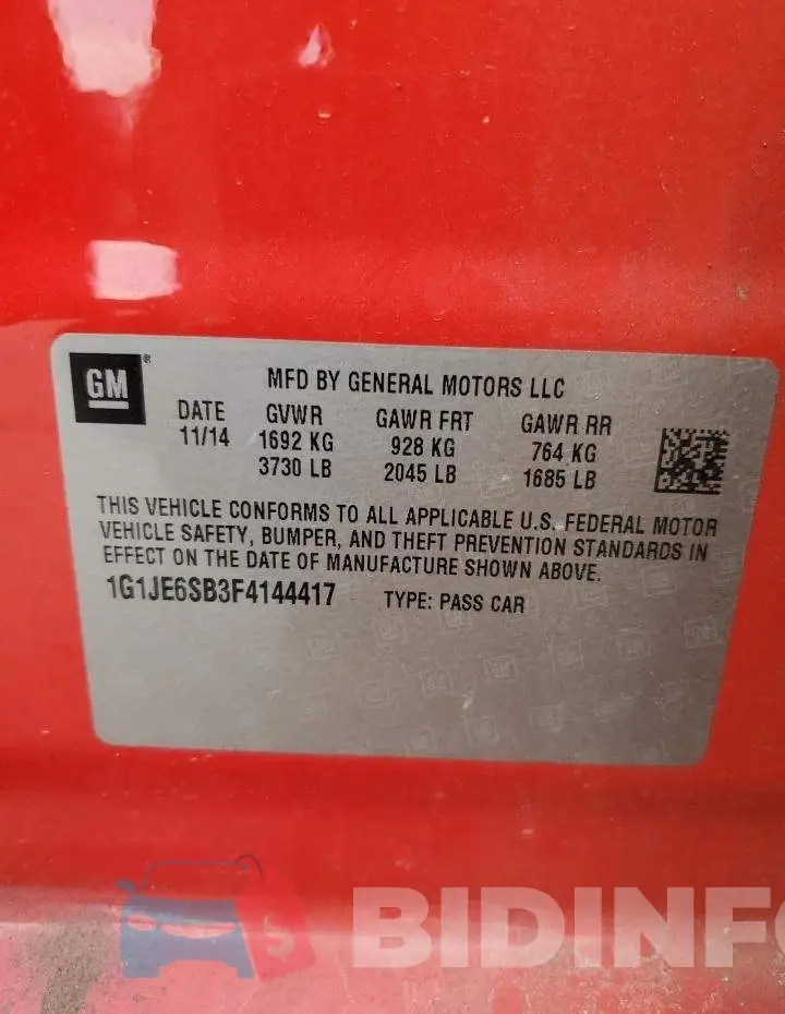 1G1JE6SB3F4144417 Photo# 13