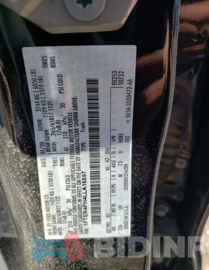 1FTER4FH4LLA16897 Photo# 12