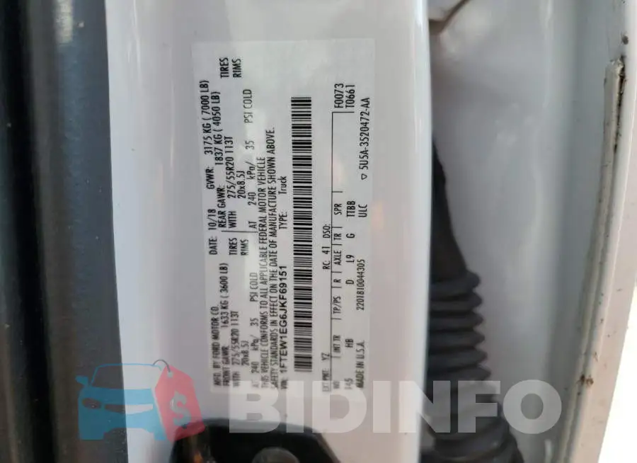 1FTEW1EG6JKF69151 Photo# 12