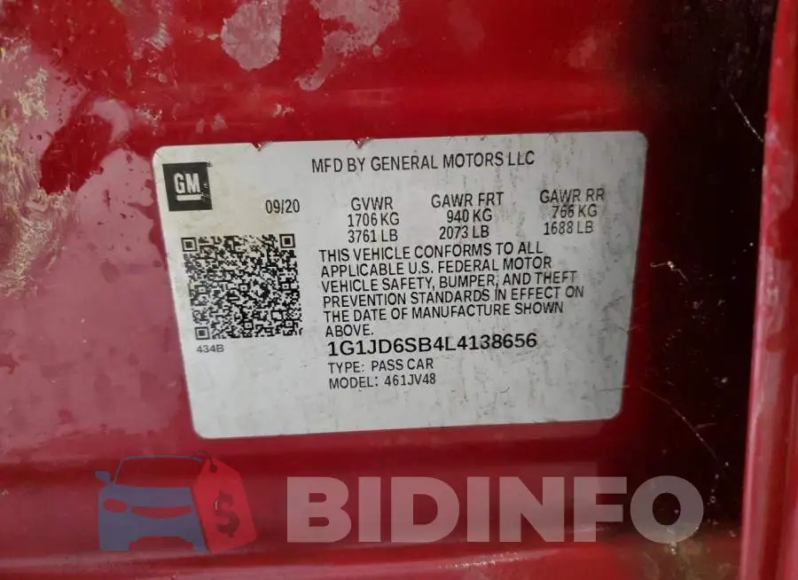 1G1JD6SB4L4138656 Photo# 12