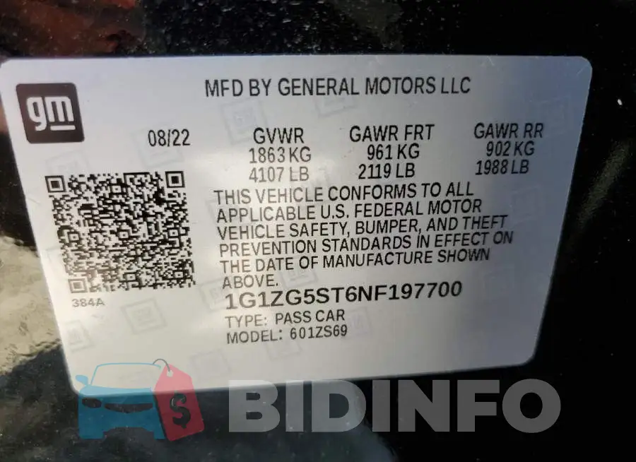 1G1ZG5ST6NF197700 Photo# 12