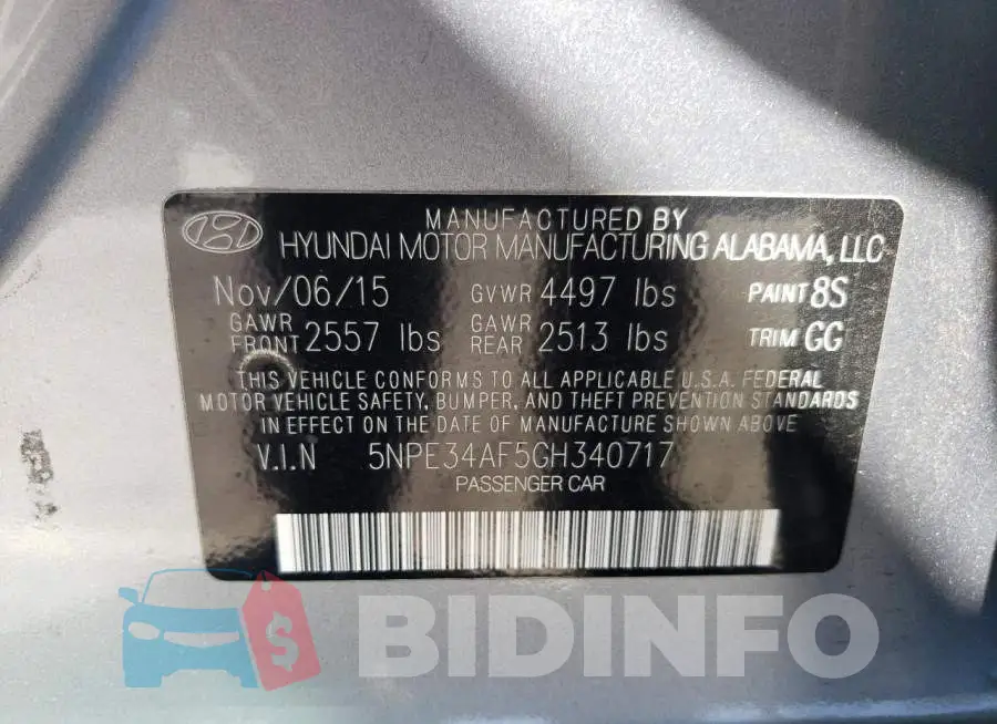 5NPE34AF5GH340717 Photo# 12