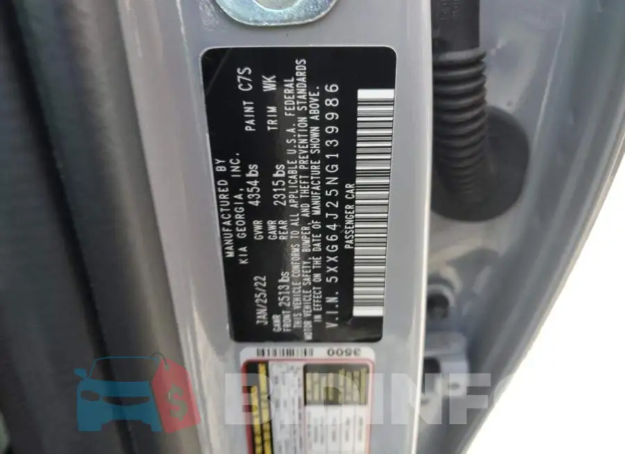 5XXG64J25NG139986 Photo# 12