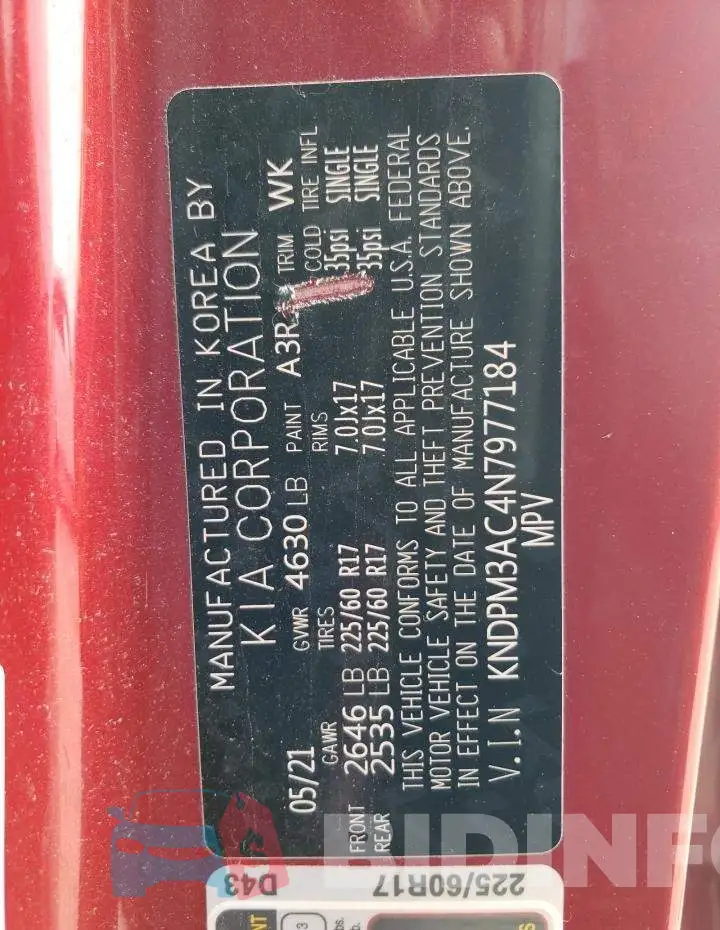 KNDPM3AC4N7977184 Photo# 12