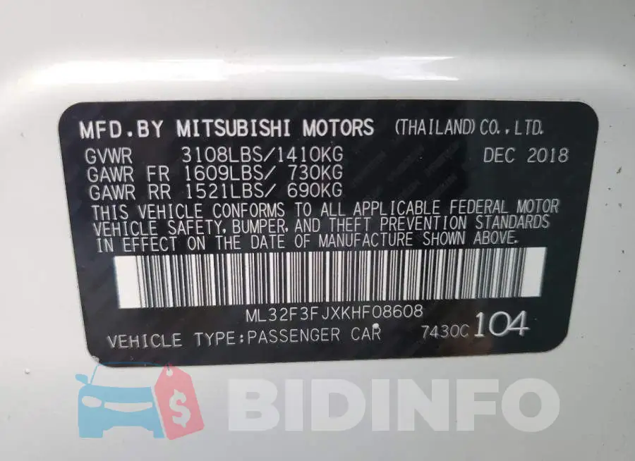 ML32F3FJXKHF08608 Photo# 12