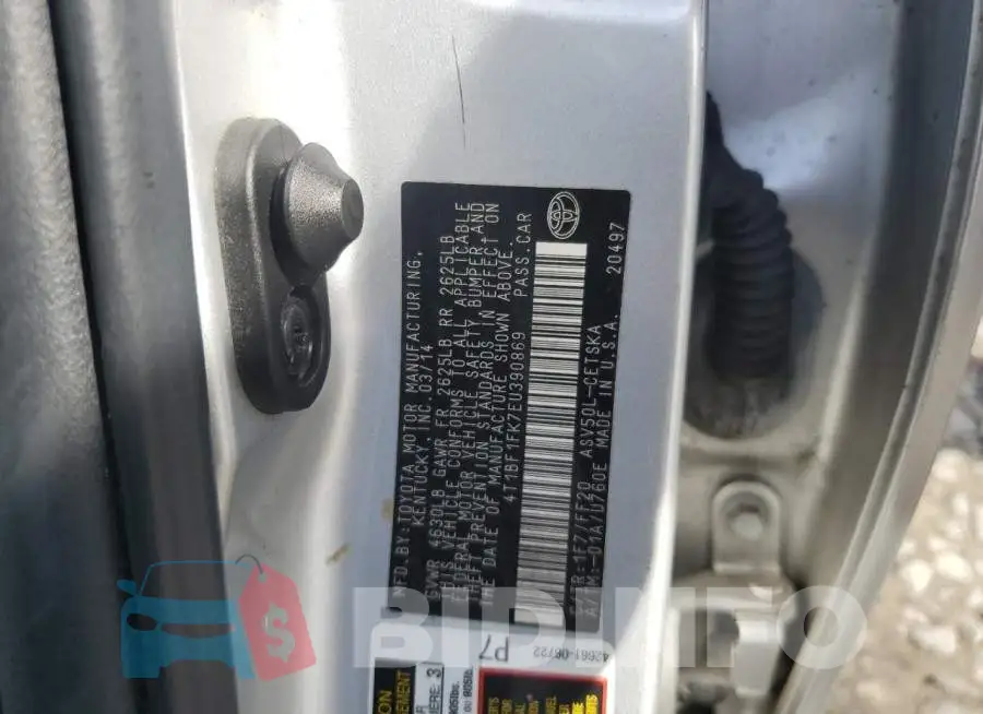 4T1BF1FK7EU390869 Photo# 12