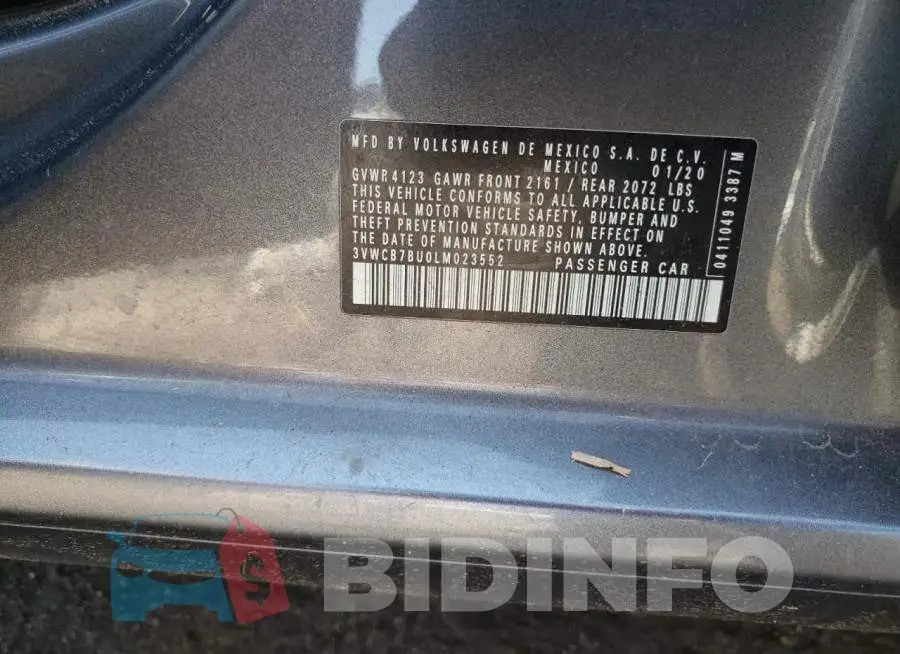 3VWCB7BU0LM023552 Photo# 12