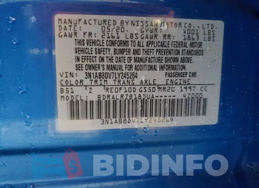 3N1AB8DV7LY245264 Photo# 13