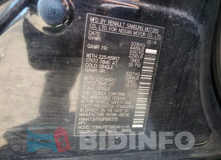 KNMAT2MT6GP680175 Photo# 13