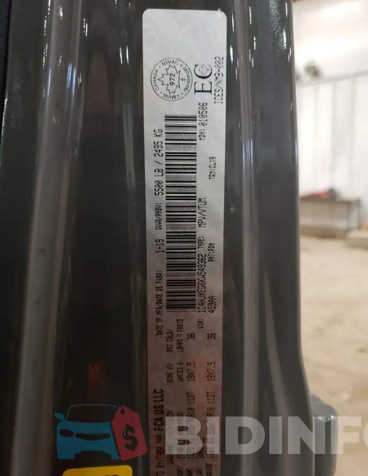 1C4HJXEG6KW549362 Photo# 13