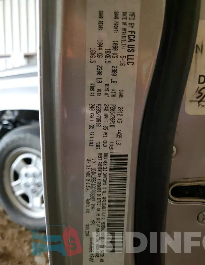1C4NJPBA1GD769207 Photo# 14