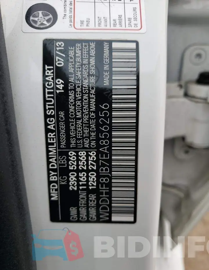 WDDHF8JB7EA856256 Photo# 12