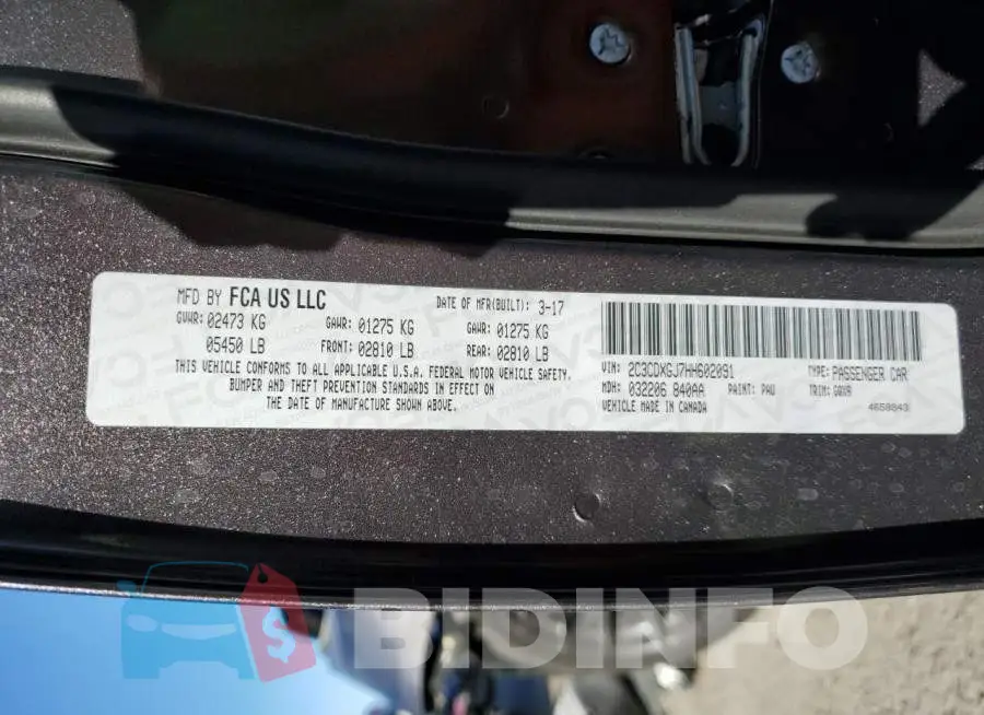 2C3CDXGJ7HH602091 Photo# 12