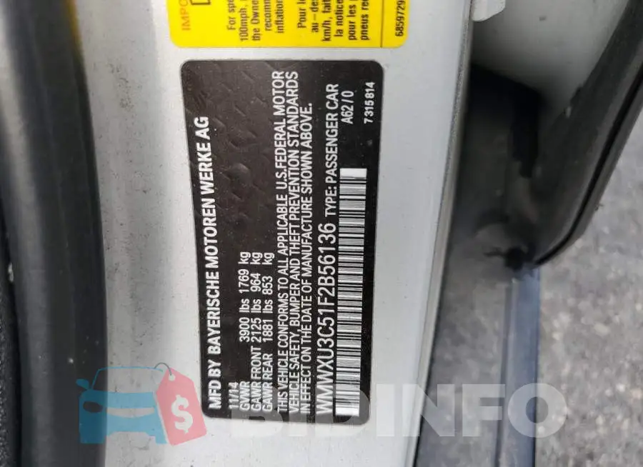 WMWXU3C51F2B56136 Photo# 12