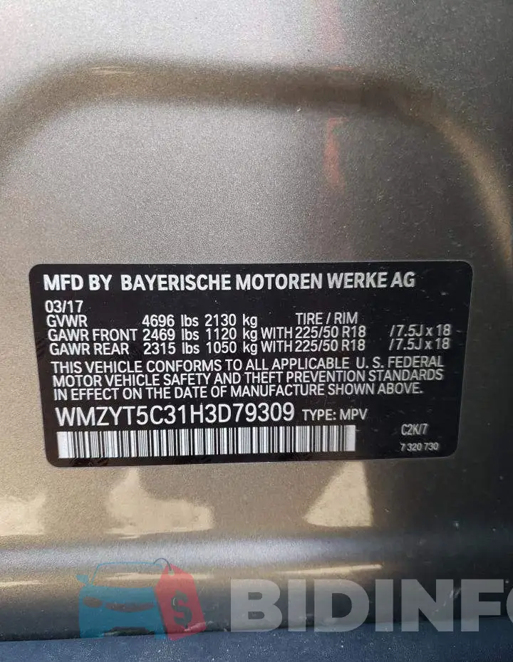 WMZYT5C31H3D79309 Photo# 12