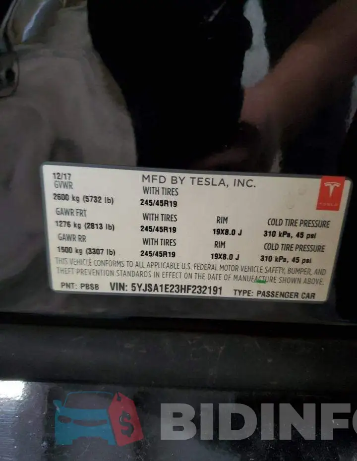 5YJSA1E23HF232191 Photo# 13