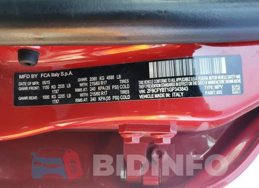 ZFBCFYBT1GP343843 Photo# 12
