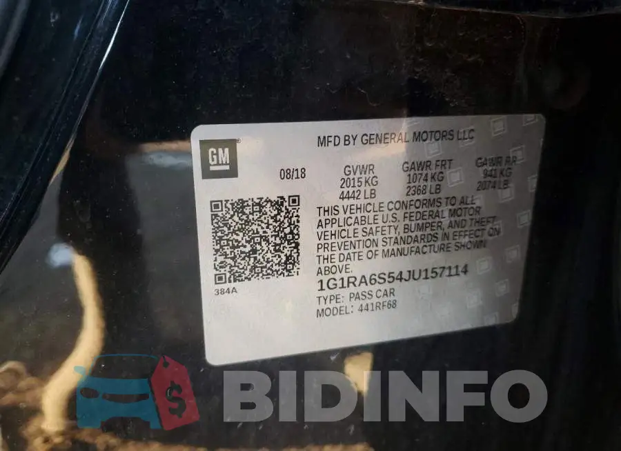 1G1RA6S54JU157114 Photo# 12