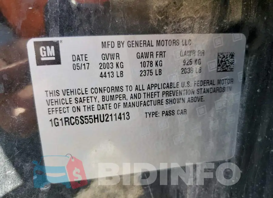 1G1RC6S55HU211413 Photo# 13