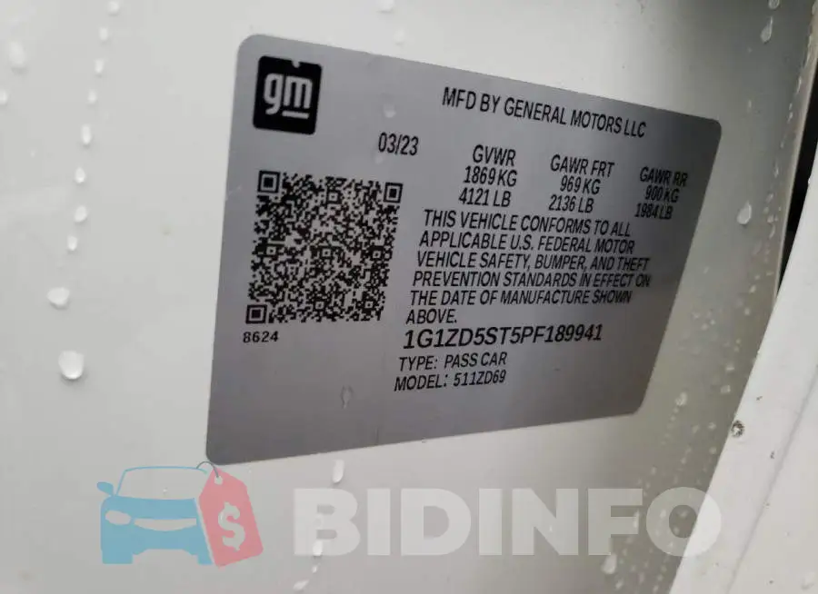 1G1ZD5ST5PF189941 Photo# 13