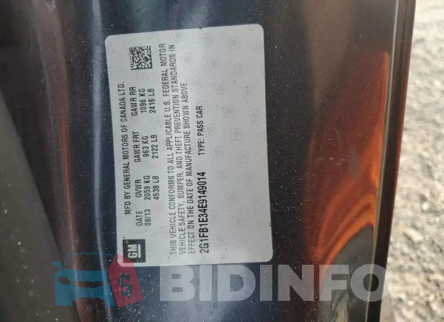 2G1FB1E34E9149014 Photo# 12