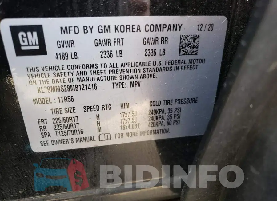 KL79MMS28MB121416 Photo# 13