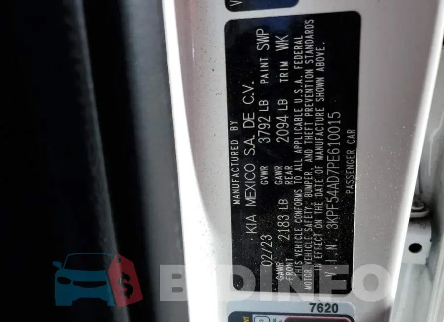 3KPF54AD7PE610015 Photo# 13