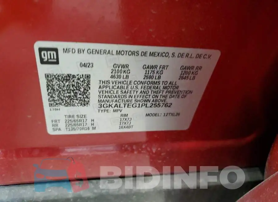 3GKALTEG1PL255762 Photo# 14