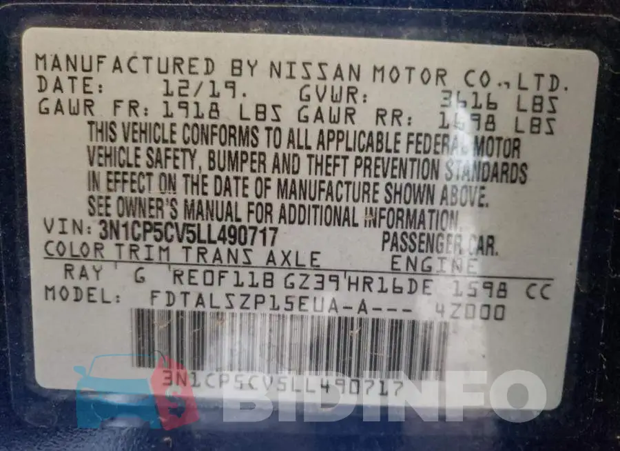 3N1CP5CV5LL490717 Photo# 12