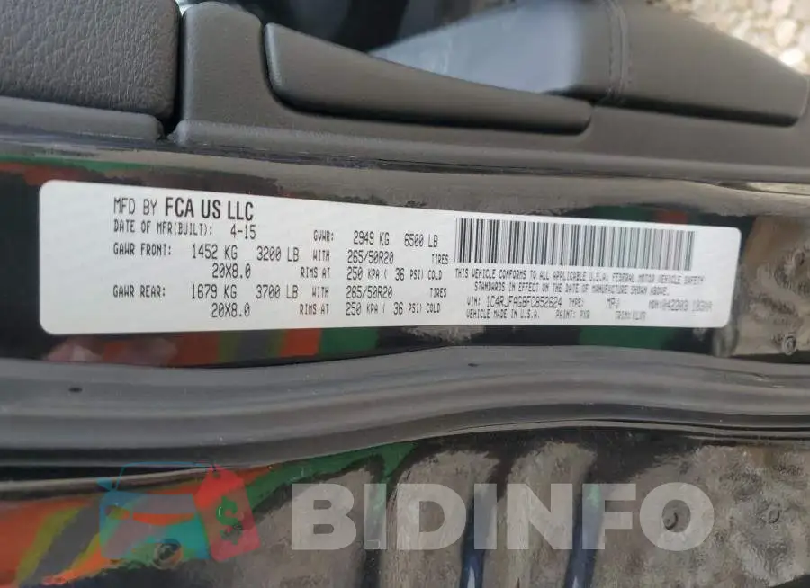 1C4RJFAG8FC852624 Photo# 13
