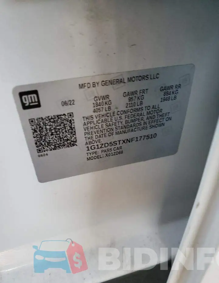 1G1ZD5STXNF177510 Photo# 12