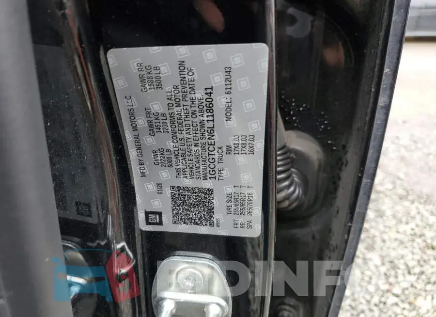 1GCGTCEN6L1186041 Photo# 12