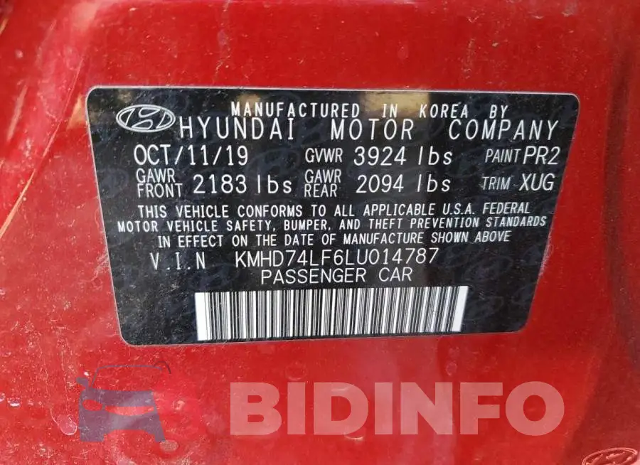 KMHD74LF6LU014787 Photo# 12