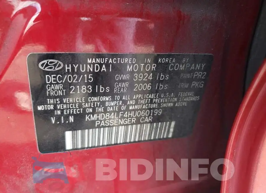 KMHD84LF4HU060199 Photo# 13