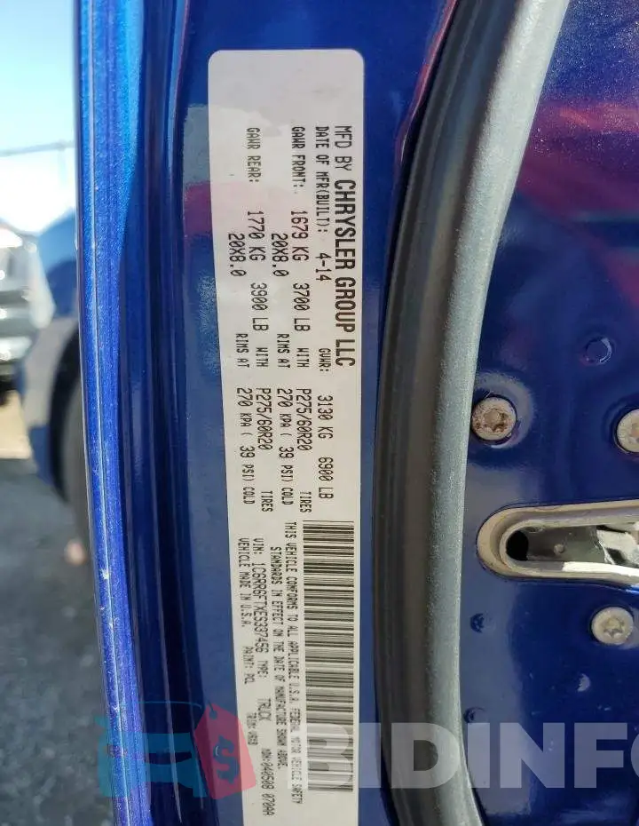 1C6RR6FTXES337456 Photo# 12