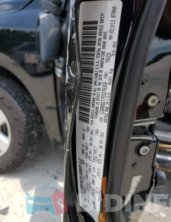 1C6RR6GT7ES278350 Photo# 13