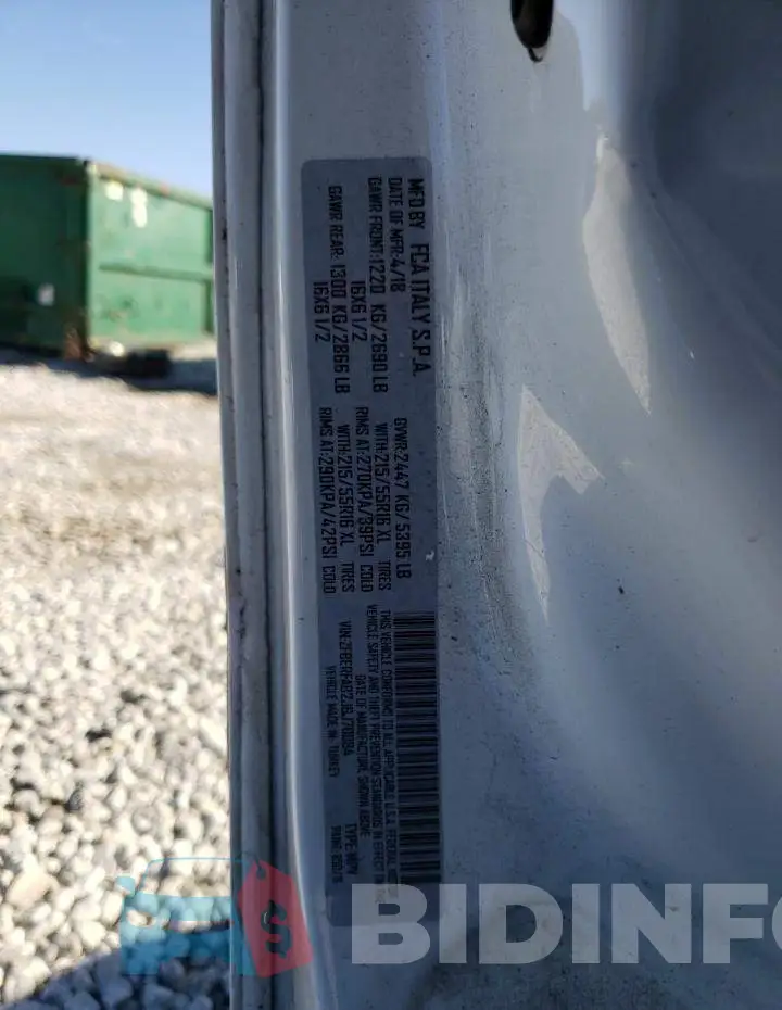 ZFBERFAB2J6J70084 Photo# 13