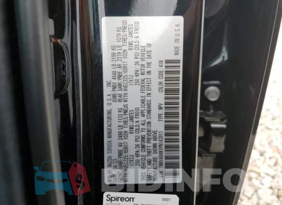7MMVABAM1PN143911 Photo# 13