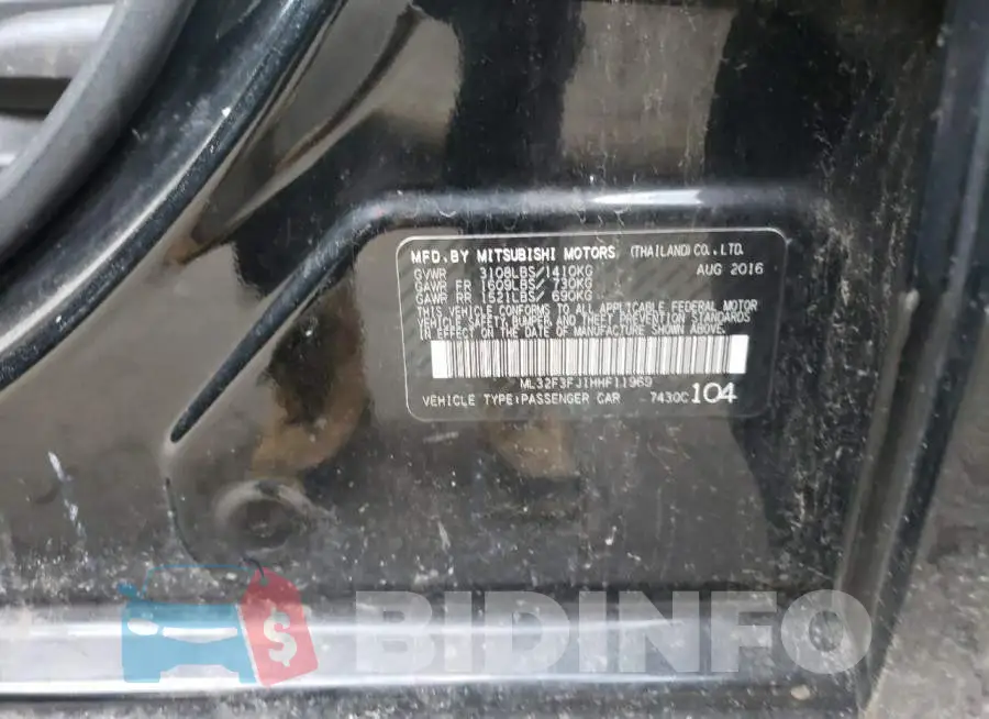 ML32F3FJ1HHF11969 Photo# 12