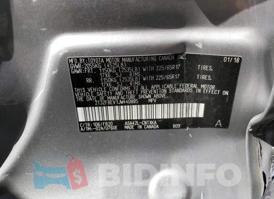 2T3ZFREV1JW440885 Photo# 12