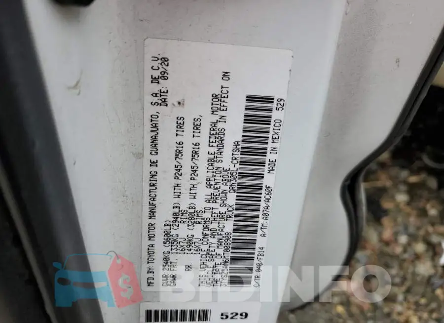 3TYSZ5AN6MT008908 Photo# 12