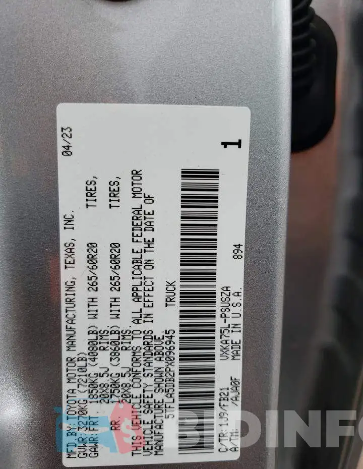 5TFLA5DB2PX096945 Photo# 12